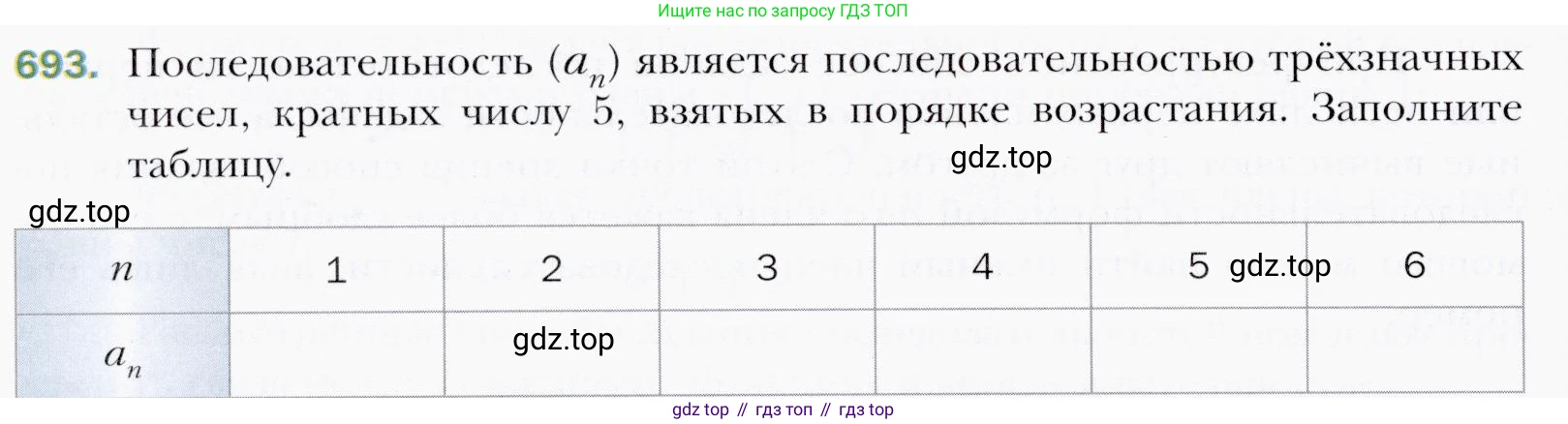 ГДЗ Алгебра, 9 класс Учебник, авторы: Мерзляк Аркадий Григорьевич, Полонский Виталий Борисович, Якир Михаил Семёнович, издательство Просвещение, Москва, 2019, голубого цвета, страница 212, номер 693, Условия