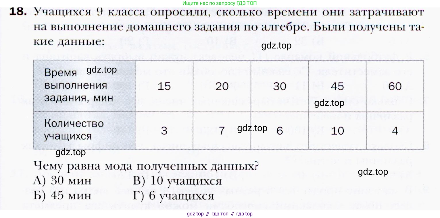 ГДЗ Алгебра, 9 класс Учебник, авторы: Мерзляк Аркадий Григорьевич, Полонский Виталий Борисович, Якир Михаил Семёнович, издательство Просвещение, Москва, 2019, голубого цвета, страница 203, номер 18, Условия