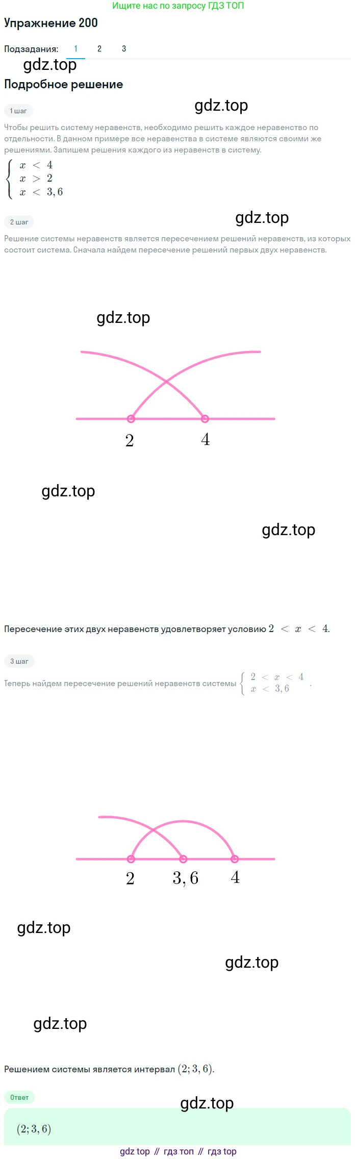 ГДЗ Алгебра, 9 класс Учебник, авторы: Мерзляк Аркадий Григорьевич, Полонский Виталий Борисович, Якир Михаил Семёнович, издательство Просвещение, Москва, 2019, голубого цвета, страница 48, номер 200, Решение 1 (продолжение 2)