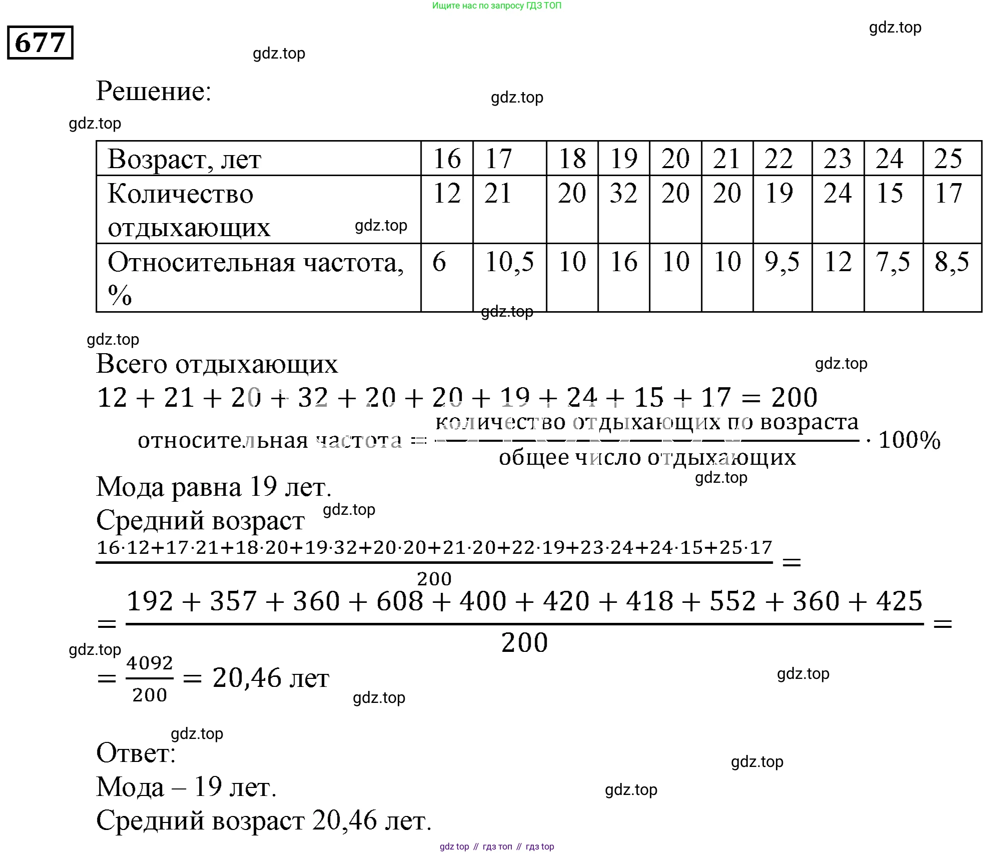 ГДЗ Алгебра, 9 класс Учебник, авторы: Мерзляк Аркадий Григорьевич, Полонский Виталий Борисович, Якир Михаил Семёнович, издательство Просвещение, Москва, 2019, голубого цвета, страница 196, номер 677, Решение 3