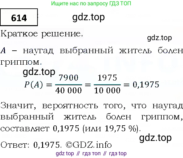 ГДЗ Алгебра, 9 класс Учебник, авторы: Мерзляк Аркадий Григорьевич, Полонский Виталий Борисович, Якир Михаил Семёнович, издательство Просвещение, Москва, 2019, голубого цвета, страница 168, номер 614, Решение 4
