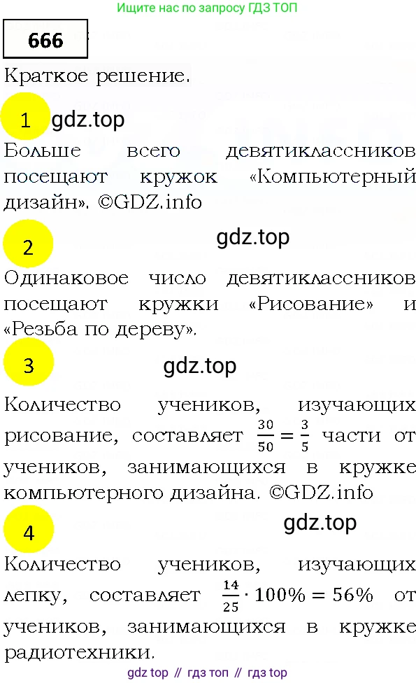 ГДЗ Алгебра, 9 класс Учебник, авторы: Мерзляк Аркадий Григорьевич, Полонский Виталий Борисович, Якир Михаил Семёнович, издательство Просвещение, Москва, 2019, голубого цвета, страница 192, номер 666, Решение 4
