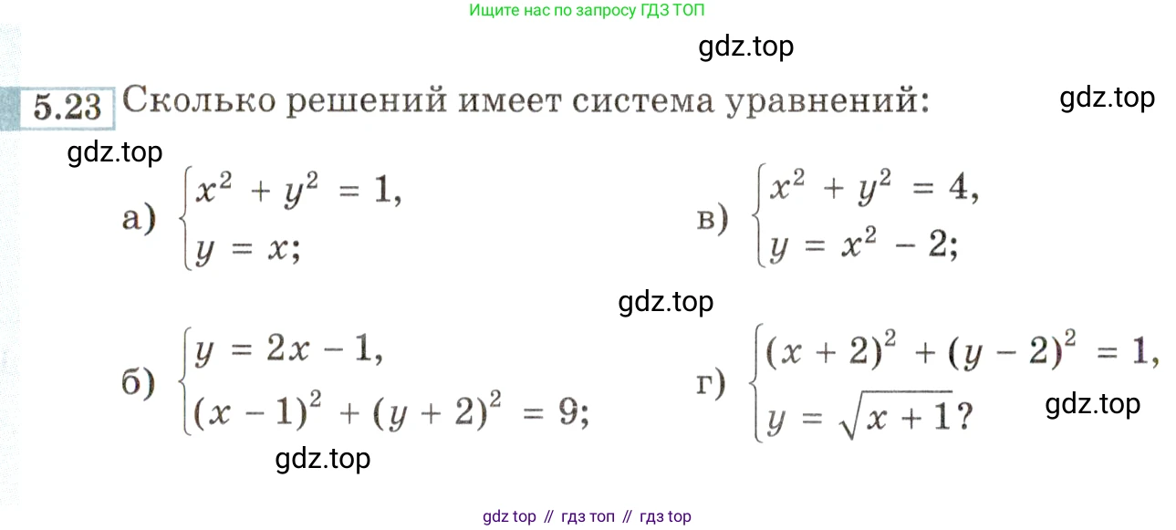 ГДЗ Алгебра, 9 класс Учебник, авторы: Мордкович Александр Григорьевич, Семенов Павел Владимирович, издательство Мнемозина, Москва, 2019, Часть 2, страница 32, номер 5.23, Условие