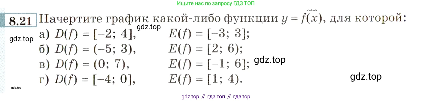 ГДЗ Алгебра, 9 класс Учебник, авторы: Мордкович Александр Григорьевич, Семенов Павел Владимирович, издательство Мнемозина, Москва, 2019, Часть 2, страница 54, номер 8.21, Условие