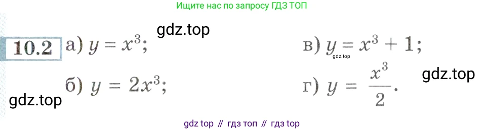 ГДЗ Алгебра, 9 класс Учебник, авторы: Мордкович Александр Григорьевич, Семенов Павел Владимирович, издательство Мнемозина, Москва, 2019, Часть 2, страница 65, номер 10.2, Условие