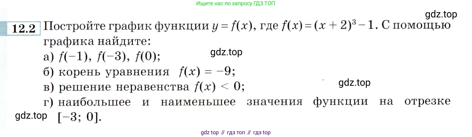 ГДЗ Алгебра, 9 класс Учебник, авторы: Мордкович Александр Григорьевич, Семенов Павел Владимирович, издательство Мнемозина, Москва, 2019, Часть 2, страница 75, номер 12.2, Условие