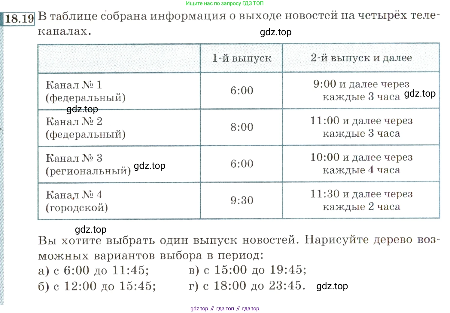 ГДЗ Алгебра, 9 класс Учебник, авторы: Мордкович Александр Григорьевич, Семенов Павел Владимирович, издательство Мнемозина, Москва, 2019, Часть 2, страница 124, номер 18.19, Условие