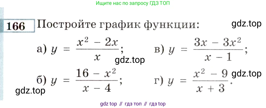 ГДЗ Алгебра, 9 класс Учебник, авторы: Мордкович Александр Григорьевич, Семенов Павел Владимирович, издательство Мнемозина, Москва, 2019, Часть 2, страница 173, номер 166, Условие
