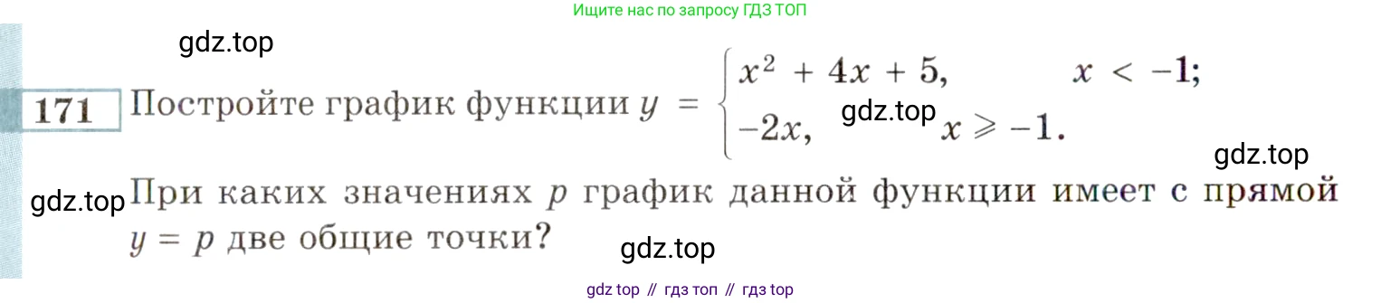 ГДЗ Алгебра, 9 класс Учебник, авторы: Мордкович Александр Григорьевич, Семенов Павел Владимирович, издательство Мнемозина, Москва, 2019, Часть 2, страница 174, номер 171, Условие