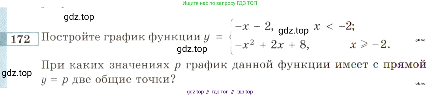 ГДЗ Алгебра, 9 класс Учебник, авторы: Мордкович Александр Григорьевич, Семенов Павел Владимирович, издательство Мнемозина, Москва, 2019, Часть 2, страница 174, номер 172, Условие
