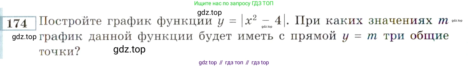 ГДЗ Алгебра, 9 класс Учебник, авторы: Мордкович Александр Григорьевич, Семенов Павел Владимирович, издательство Мнемозина, Москва, 2019, Часть 2, страница 174, номер 174, Условие