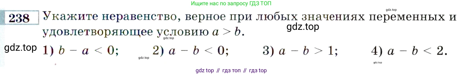 ГДЗ Алгебра, 9 класс Учебник, авторы: Мордкович Александр Григорьевич, Семенов Павел Владимирович, издательство Мнемозина, Москва, 2019, Часть 2, страница 187, номер 238, Условие