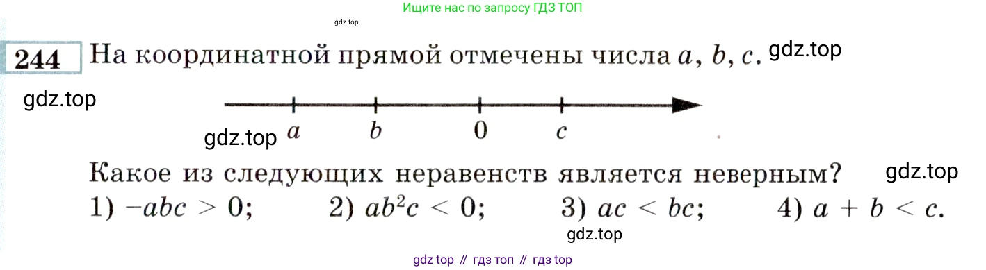 ГДЗ Алгебра, 9 класс Учебник, авторы: Мордкович Александр Григорьевич, Семенов Павел Владимирович, издательство Мнемозина, Москва, 2019, Часть 2, страница 187, номер 244, Условие
