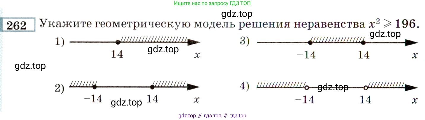 ГДЗ Алгебра, 9 класс Учебник, авторы: Мордкович Александр Григорьевич, Семенов Павел Владимирович, издательство Мнемозина, Москва, 2019, Часть 2, страница 190, номер 262, Условие