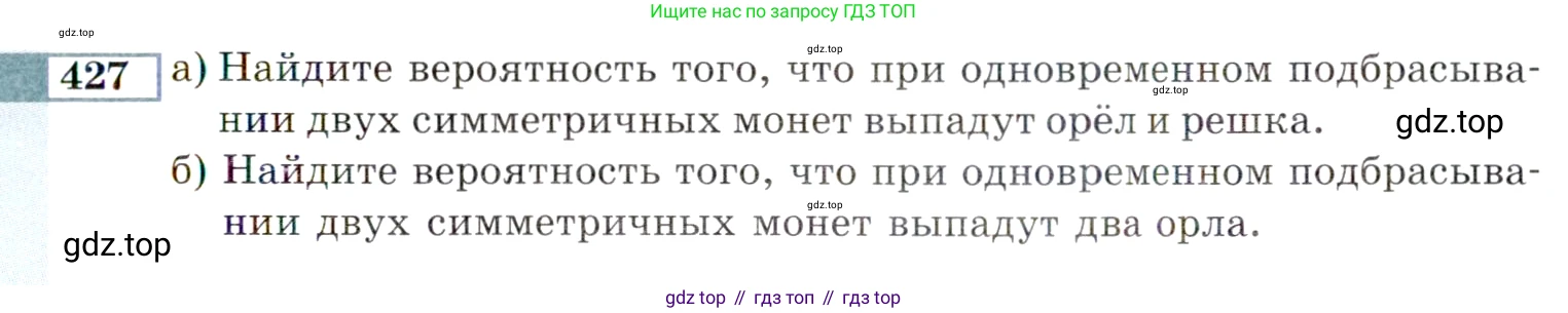 ГДЗ Алгебра, 9 класс Учебник, авторы: Мордкович Александр Григорьевич, Семенов Павел Владимирович, издательство Мнемозина, Москва, 2019, Часть 2, страница 213, номер 427, Условие