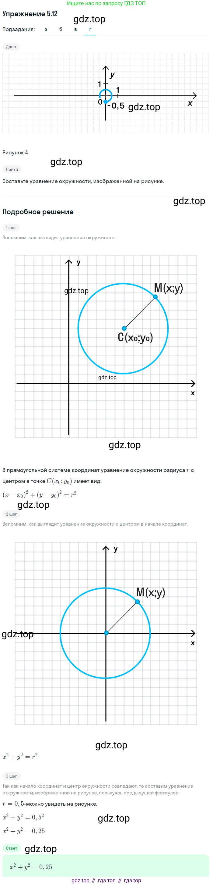 ГДЗ Алгебра, 9 класс Учебник, авторы: Мордкович Александр Григорьевич, Семенов Павел Владимирович, издательство Мнемозина, Москва, 2019, Часть 2, страница 28, номер 5.12, Решение 1 (продолжение 4)