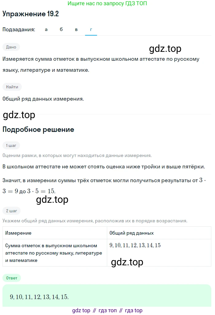 ГДЗ Алгебра, 9 класс Учебник, авторы: Мордкович Александр Григорьевич, Семенов Павел Владимирович, издательство Мнемозина, Москва, 2019, Часть 2, страница 126, номер 19.2, Решение 1 (продолжение 4)