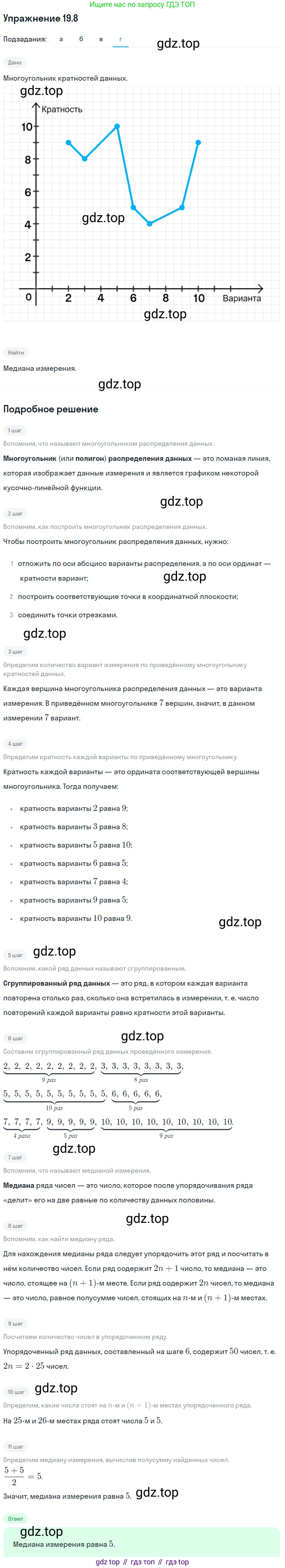 ГДЗ Алгебра, 9 класс Учебник, авторы: Мордкович Александр Григорьевич, Семенов Павел Владимирович, издательство Мнемозина, Москва, 2019, Часть 2, страница 128, номер 19.8, Решение 1 (продолжение 4)