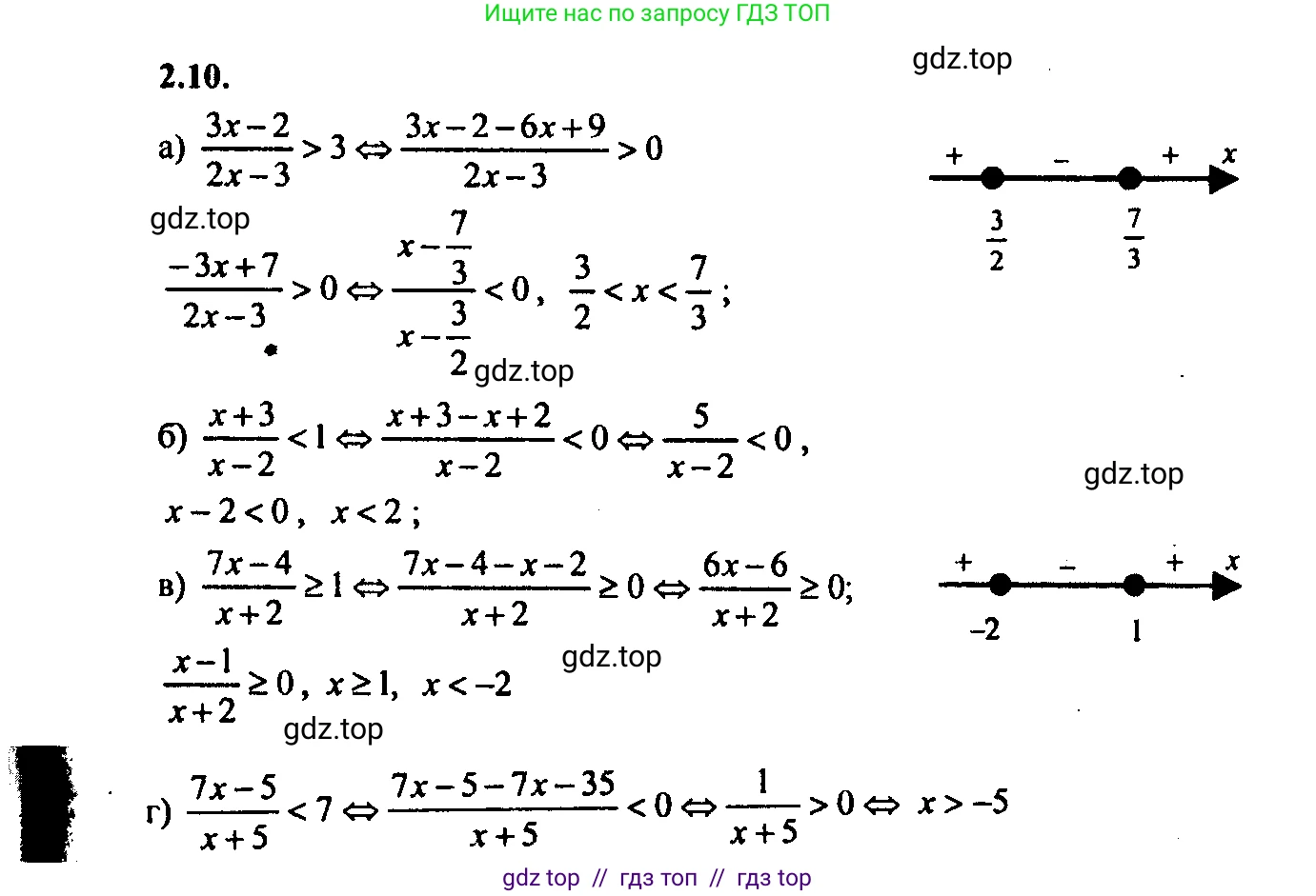 Алгебра, 9 класс Учебник, авторы: Мордкович Александр Григорьевич, Семенов Павел Владимирович, издательство Мнемозина, Москва, 2019, Часть 2, страница 8, номер 2.10, Решение 2