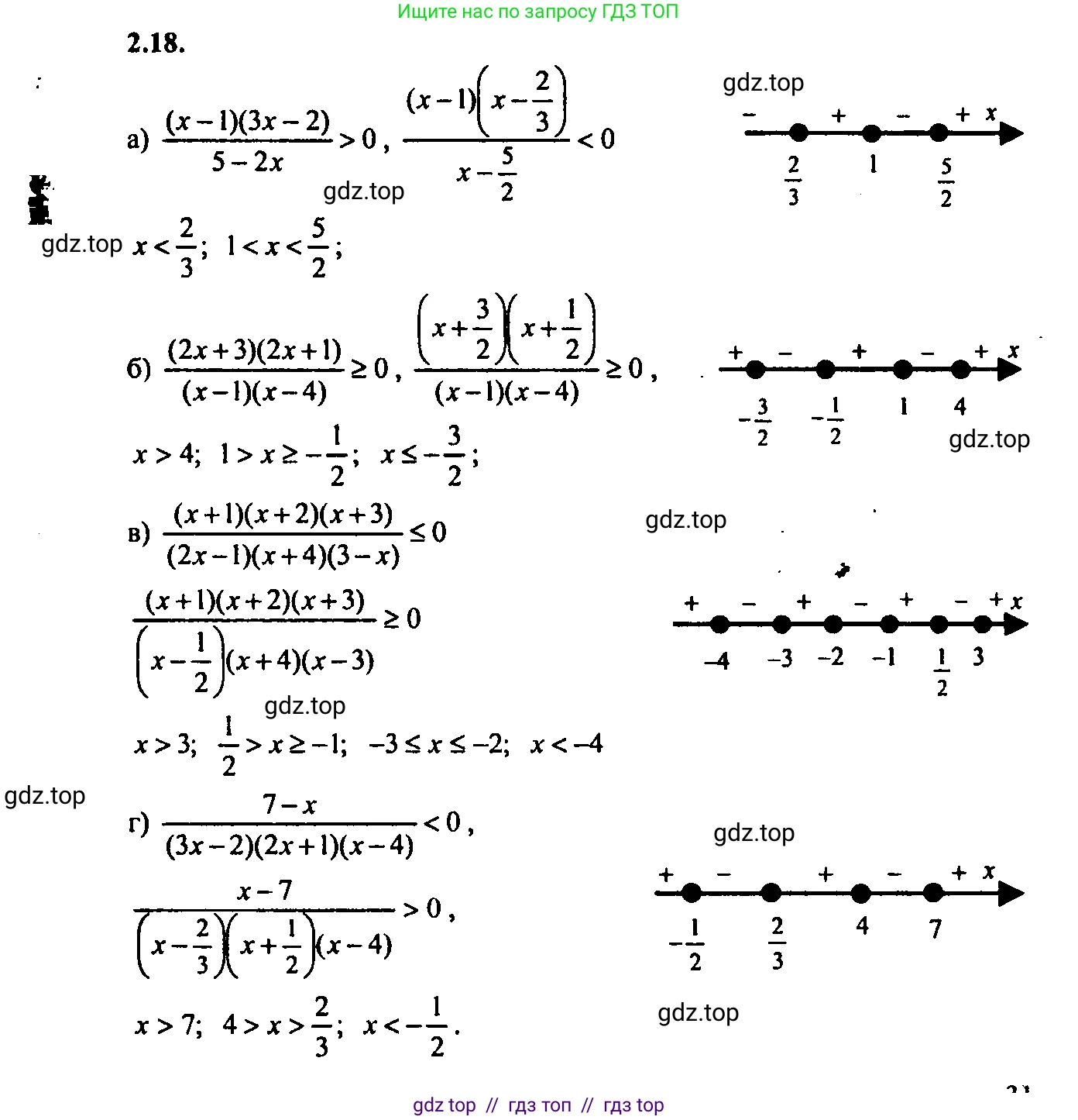 Алгебра, 9 класс Учебник, авторы: Мордкович Александр Григорьевич, Семенов Павел Владимирович, издательство Мнемозина, Москва, 2019, Часть 2, страница 9, номер 2.18, Решение 2