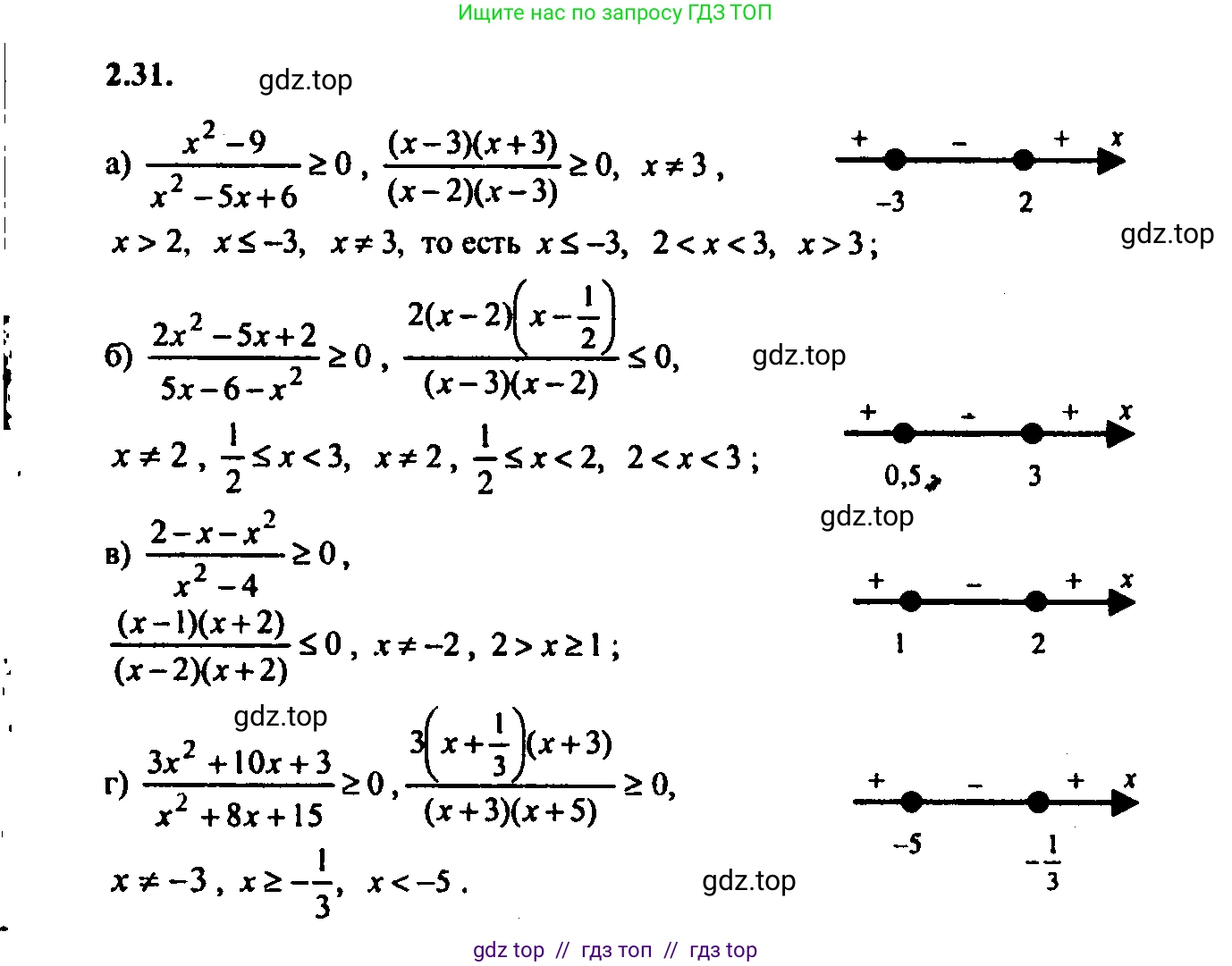 Алгебра, 9 класс Учебник, авторы: Мордкович Александр Григорьевич, Семенов Павел Владимирович, издательство Мнемозина, Москва, 2019, Часть 2, страница 11, номер 2.31, Решение 2