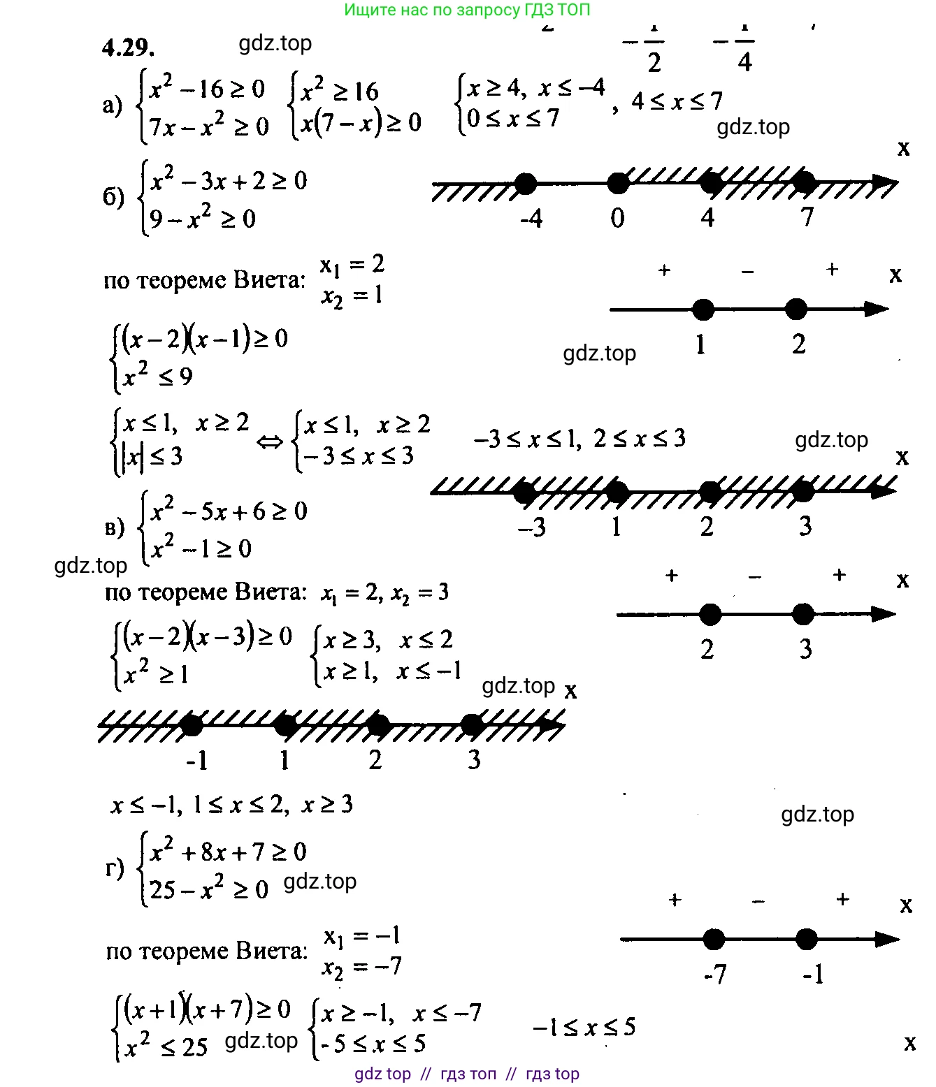 Алгебра, 9 класс Учебник, авторы: Мордкович Александр Григорьевич, Семенов Павел Владимирович, издательство Мнемозина, Москва, 2019, Часть 2, страница 21, номер 4.29, Решение 2