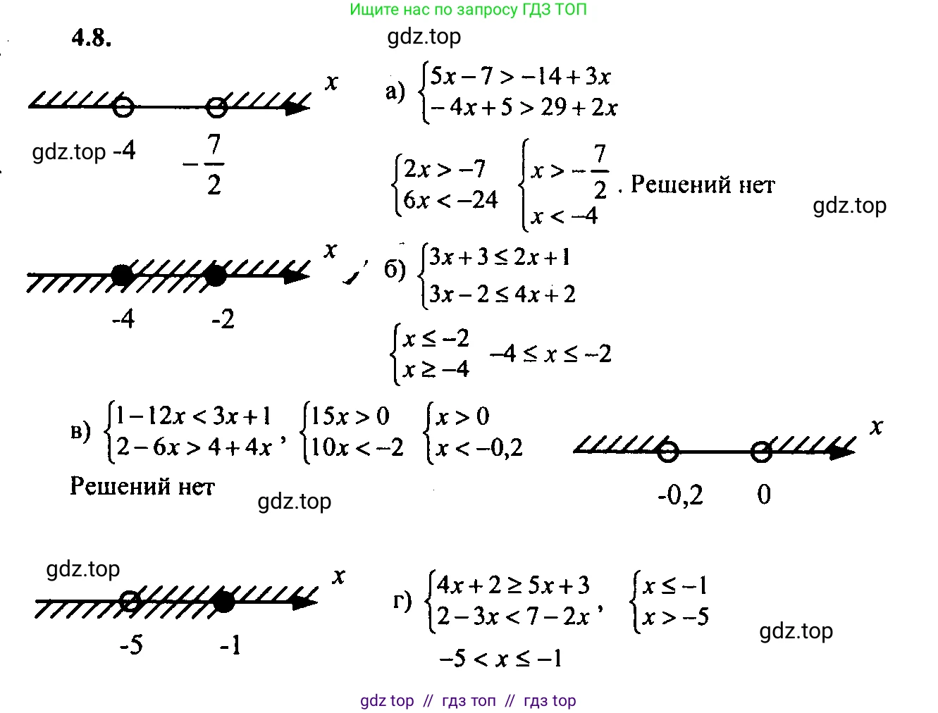 Алгебра, 9 класс Учебник, авторы: Мордкович Александр Григорьевич, Семенов Павел Владимирович, издательство Мнемозина, Москва, 2019, Часть 2, страница 18, номер 4.8, Решение 2