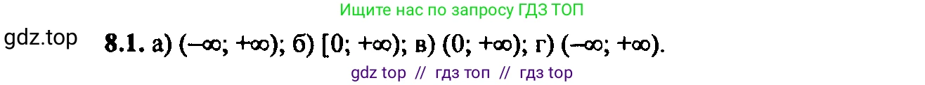 Алгебра, 9 класс Учебник, авторы: Мордкович Александр Григорьевич, Семенов Павел Владимирович, издательство Мнемозина, Москва, 2019, Часть 2, страница 51, номер 8.1, Решение 2