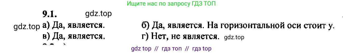 Алгебра, 9 класс Учебник, авторы: Мордкович Александр Григорьевич, Семенов Павел Владимирович, издательство Мнемозина, Москва, 2019, Часть 2, страница 57, номер 9.1, Решение 2