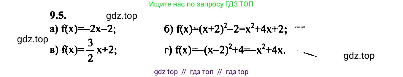 Алгебра, 9 класс Учебник, авторы: Мордкович Александр Григорьевич, Семенов Павел Владимирович, издательство Мнемозина, Москва, 2019, Часть 2, страница 61, номер 9.5, Решение 2