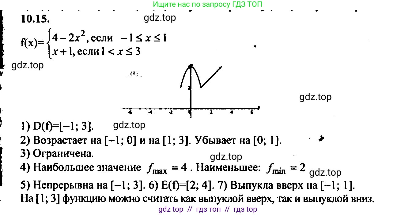 Алгебра, 9 класс Учебник, авторы: Мордкович Александр Григорьевич, Семенов Павел Владимирович, издательство Мнемозина, Москва, 2019, Часть 2, страница 67, номер 10.15, Решение 2