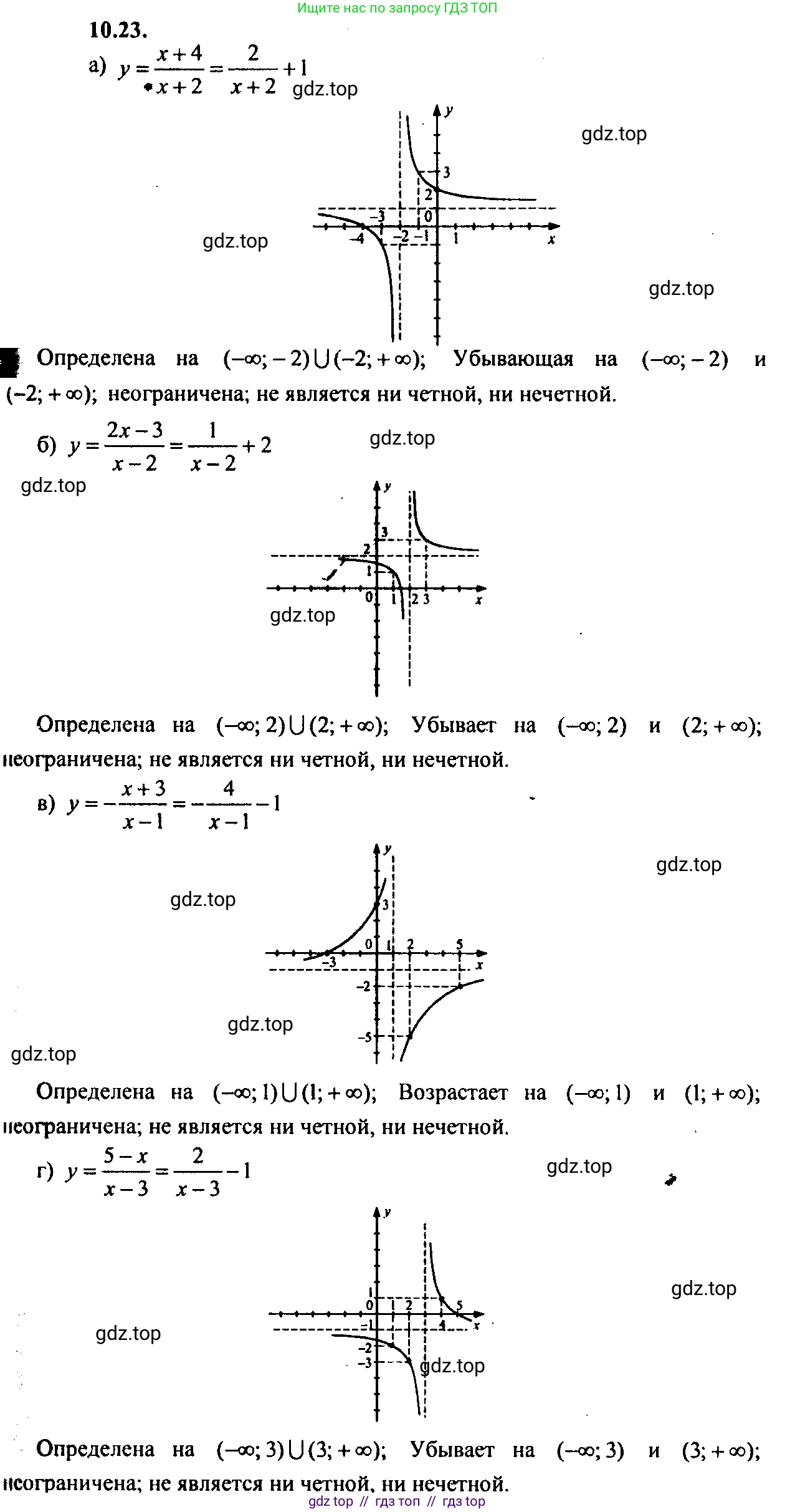 Алгебра, 9 класс Учебник, авторы: Мордкович Александр Григорьевич, Семенов Павел Владимирович, издательство Мнемозина, Москва, 2019, Часть 2, страница 68, номер 10.23, Решение 2