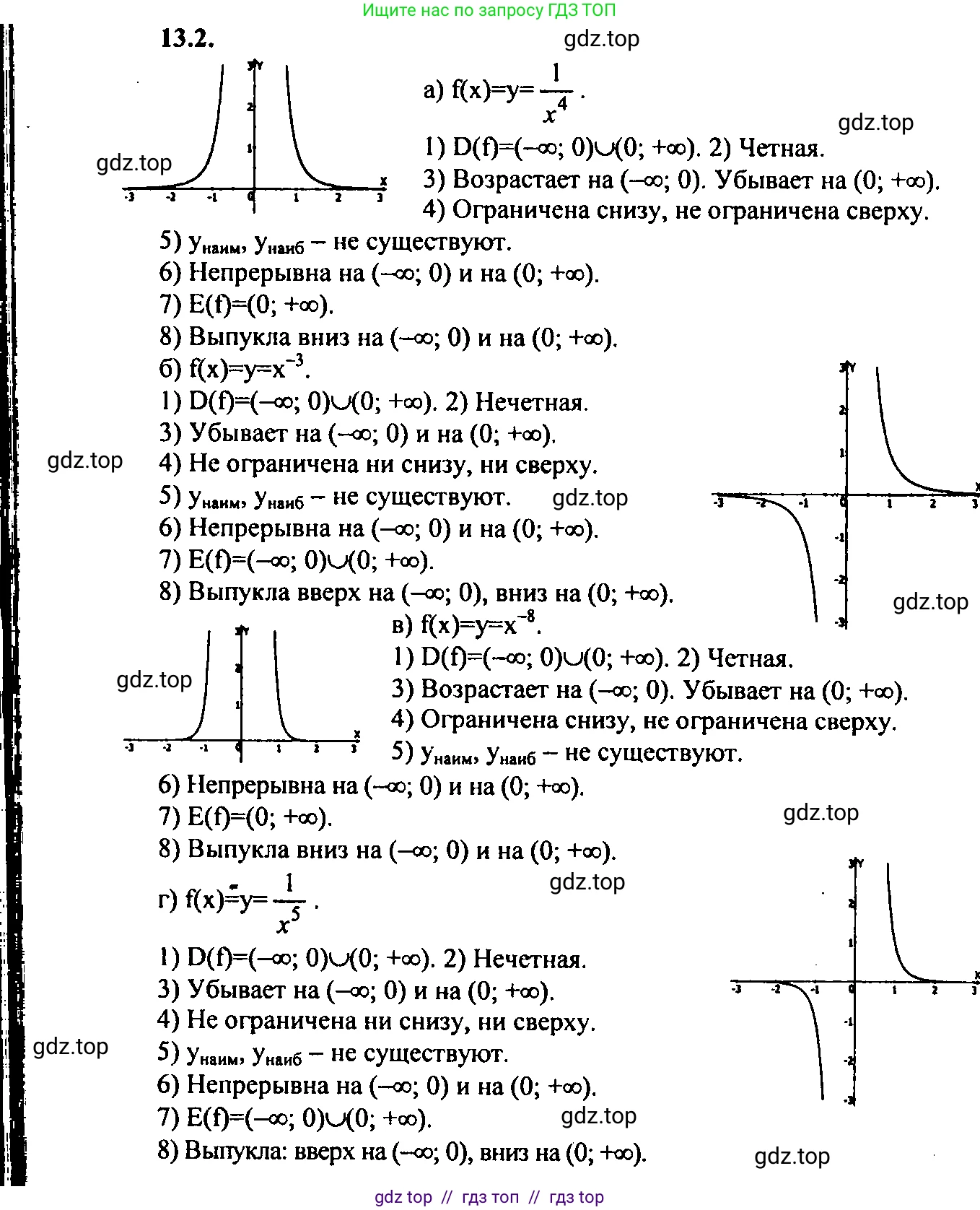 Алгебра, 9 класс Учебник, авторы: Мордкович Александр Григорьевич, Семенов Павел Владимирович, издательство Мнемозина, Москва, 2019, Часть 2, страница 81, номер 13.2, Решение 2