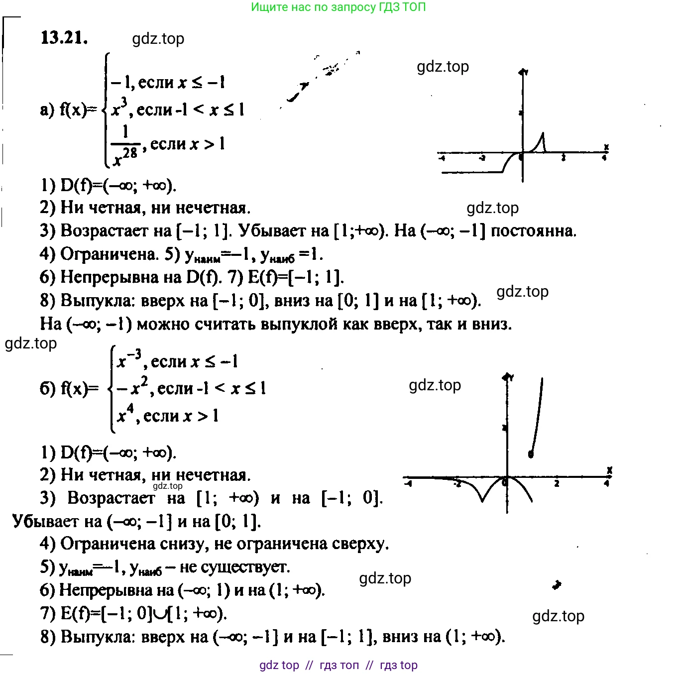 Алгебра, 9 класс Учебник, авторы: Мордкович Александр Григорьевич, Семенов Павел Владимирович, издательство Мнемозина, Москва, 2019, Часть 2, страница 84, номер 13.21, Решение 2