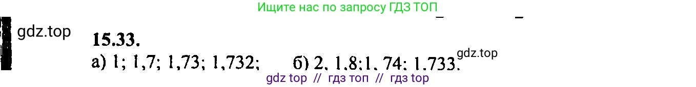 Алгебра, 9 класс Учебник, авторы: Мордкович Александр Григорьевич, Семенов Павел Владимирович, издательство Мнемозина, Москва, 2019, Часть 2, страница 95, номер 15.33, Решение 2