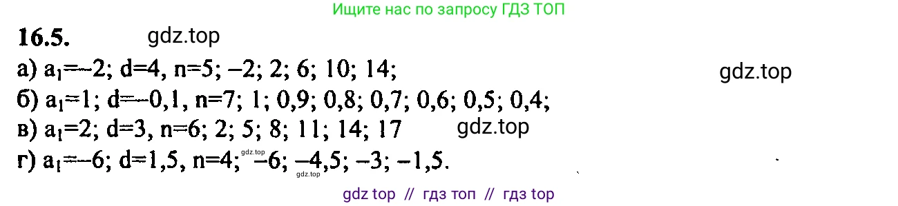 Алгебра, 9 класс Учебник, авторы: Мордкович Александр Григорьевич, Семенов Павел Владимирович, издательство Мнемозина, Москва, 2019, Часть 2, страница 97, номер 16.5, Решение 2