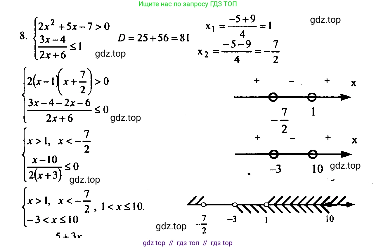 Алгебра, 9 класс Учебник, авторы: Мордкович Александр Григорьевич, Семенов Павел Владимирович, издательство Мнемозина, Москва, 2019, Часть 2, страница 25, номер 8, Решение 2