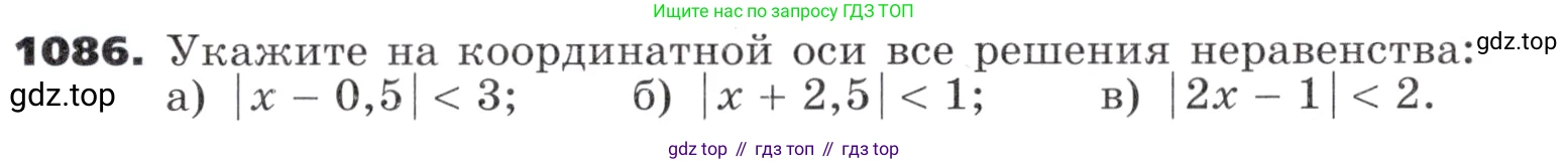 ГДЗ Алгебра, 9 класс Учебник, авторы: Никольский Сергей Михайлович, Потапов Михаил Константинович, Решетников Николай Николаевич, Шевкин Александр Владимирович, издательство Просвещение, Москва, 2019, зелёного цвета, страница 283, номер 1086, Условие