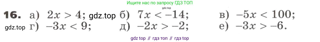 ГДЗ Алгебра, 9 класс Учебник, авторы: Никольский Сергей Михайлович, Потапов Михаил Константинович, Решетников Николай Николаевич, Шевкин Александр Владимирович, издательство Просвещение, Москва, 2019, зелёного цвета, страница 8, номер 16, Условие