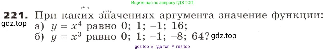 ГДЗ Алгебра, 9 класс Учебник, авторы: Никольский Сергей Михайлович, Потапов Михаил Константинович, Решетников Николай Николаевич, Шевкин Александр Владимирович, издательство Просвещение, Москва, 2019, зелёного цвета, страница 79, номер 221, Условие