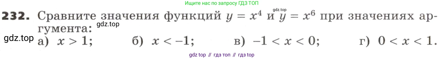 ГДЗ Алгебра, 9 класс Учебник, авторы: Никольский Сергей Михайлович, Потапов Михаил Константинович, Решетников Николай Николаевич, Шевкин Александр Владимирович, издательство Просвещение, Москва, 2019, зелёного цвета, страница 80, номер 232, Условие