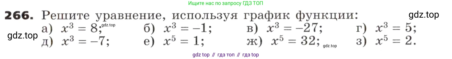 ГДЗ Алгебра, 9 класс Учебник, авторы: Никольский Сергей Михайлович, Потапов Михаил Константинович, Решетников Николай Николаевич, Шевкин Александр Владимирович, издательство Просвещение, Москва, 2019, зелёного цвета, страница 86, номер 266, Условие