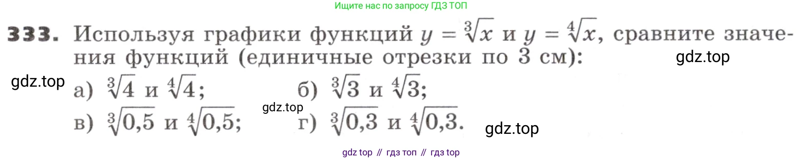 ГДЗ Алгебра, 9 класс Учебник, авторы: Никольский Сергей Михайлович, Потапов Михаил Константинович, Решетников Николай Николаевич, Шевкин Александр Владимирович, издательство Просвещение, Москва, 2019, зелёного цвета, страница 100, номер 333, Условие