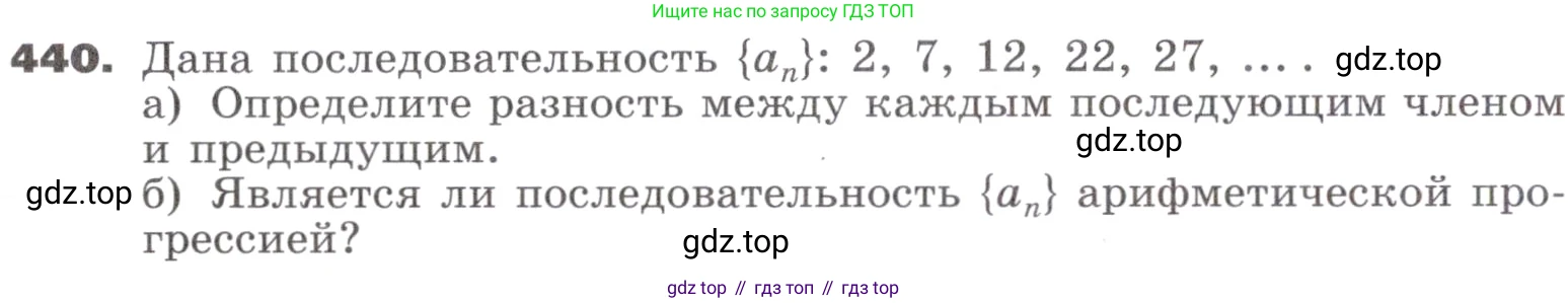 ГДЗ Алгебра, 9 класс Учебник, авторы: Никольский Сергей Михайлович, Потапов Михаил Константинович, Решетников Николай Николаевич, Шевкин Александр Владимирович, издательство Просвещение, Москва, 2019, зелёного цвета, страница 128, номер 440, Условие