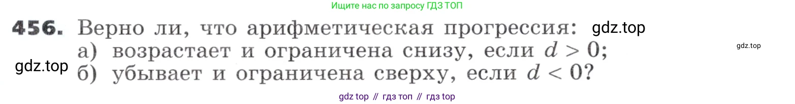 ГДЗ Алгебра, 9 класс Учебник, авторы: Никольский Сергей Михайлович, Потапов Михаил Константинович, Решетников Николай Николаевич, Шевкин Александр Владимирович, издательство Просвещение, Москва, 2019, зелёного цвета, страница 130, номер 456, Условие