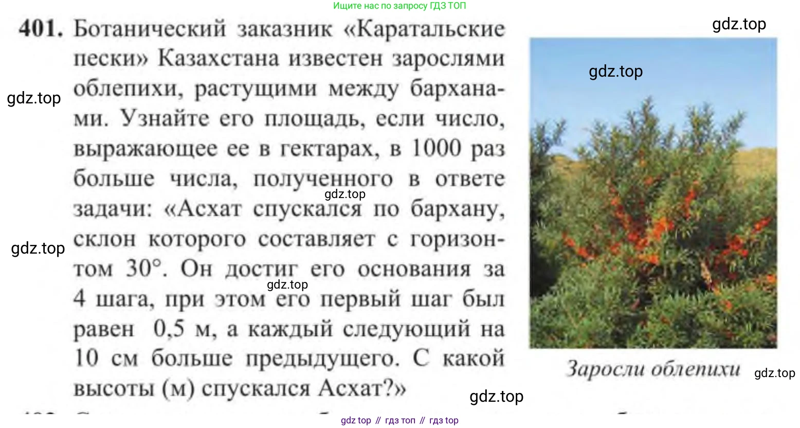 Алгебра, 9 класс Учебник, авторы: Солтан Генадий Николаевич, Солтан Алла Евгеньевна, Жумадилова Аманбала Жумадиловна, издательство Кокшетау, Алматы, 2019, страница 119, номер 401, Условие