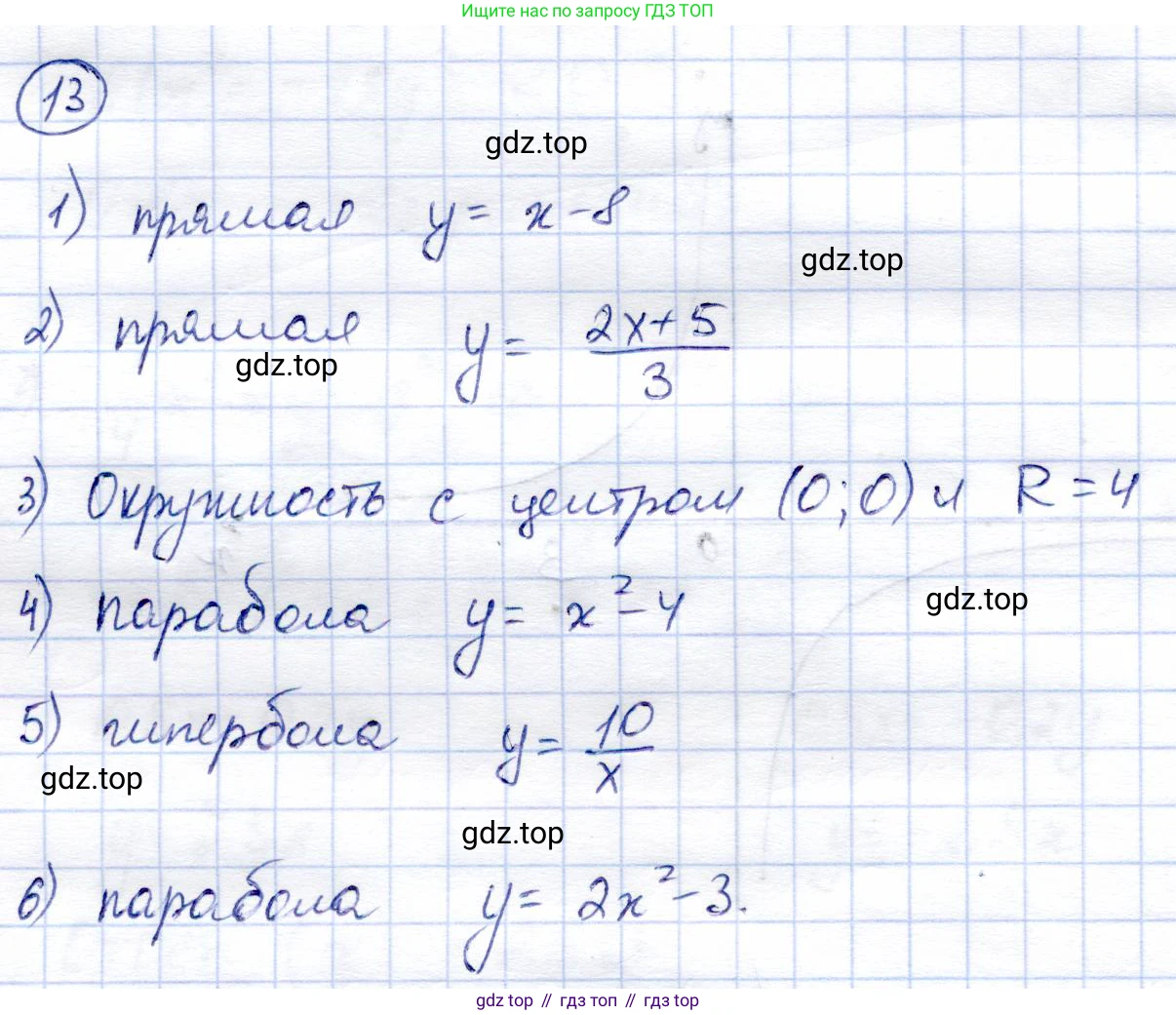 Алгебра, 9 класс Учебник, авторы: Солтан Генадий Николаевич, Солтан Алла Евгеньевна, Жумадилова Аманбала Жумадиловна, издательство Кокшетау, Алматы, 2019, страница 296, номер 13, Решение