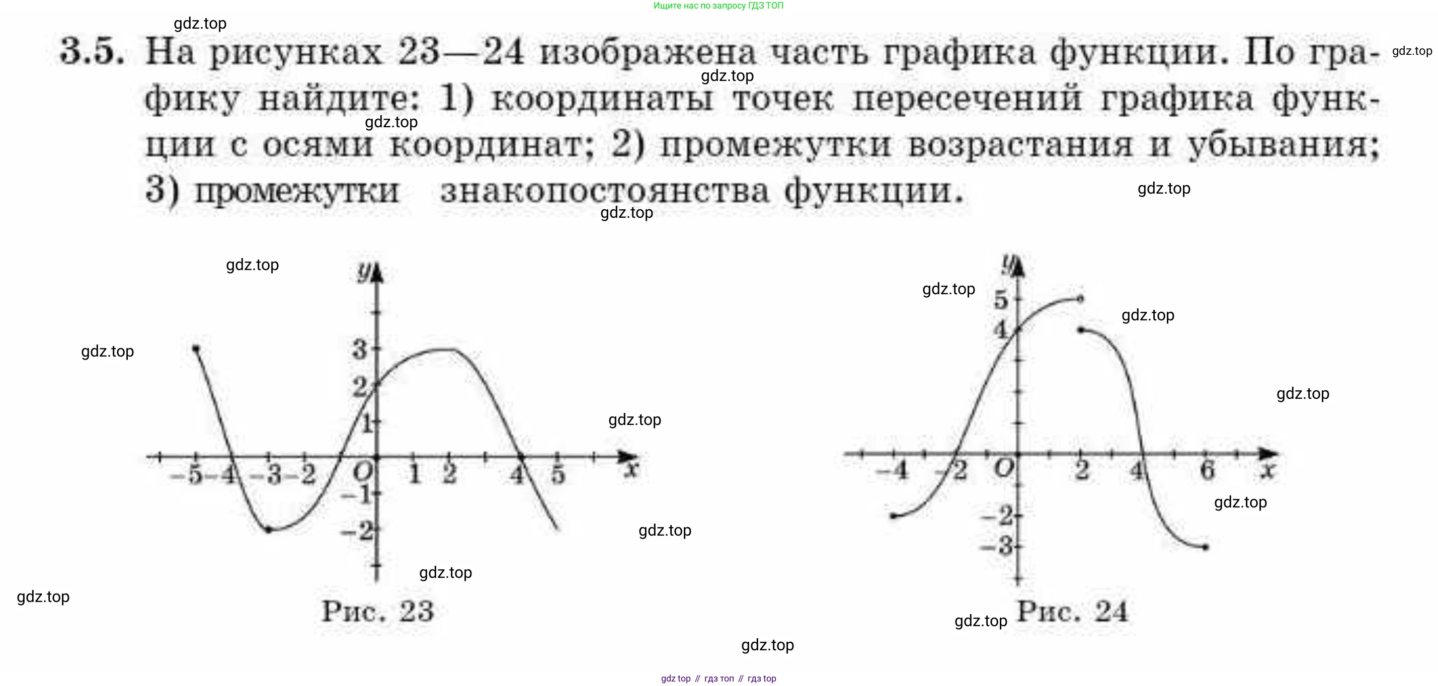 ГДЗ Алгебра, 10 класс Учебник, авторы: Абылкасымова Алма Есимбековна, Жумагулова Зауре Абдыкеновна, издательство Мектеп, Алматы, 2019, страница 25, номер 3.5, Условие