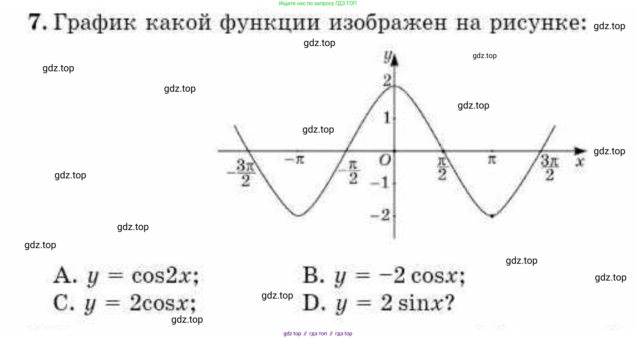 ГДЗ Алгебра, 10 класс Учебник, авторы: Абылкасымова Алма Есимбековна, Жумагулова Зауре Абдыкеновна, издательство Мектеп, Алматы, 2019, страница 46, номер 7, Условие
