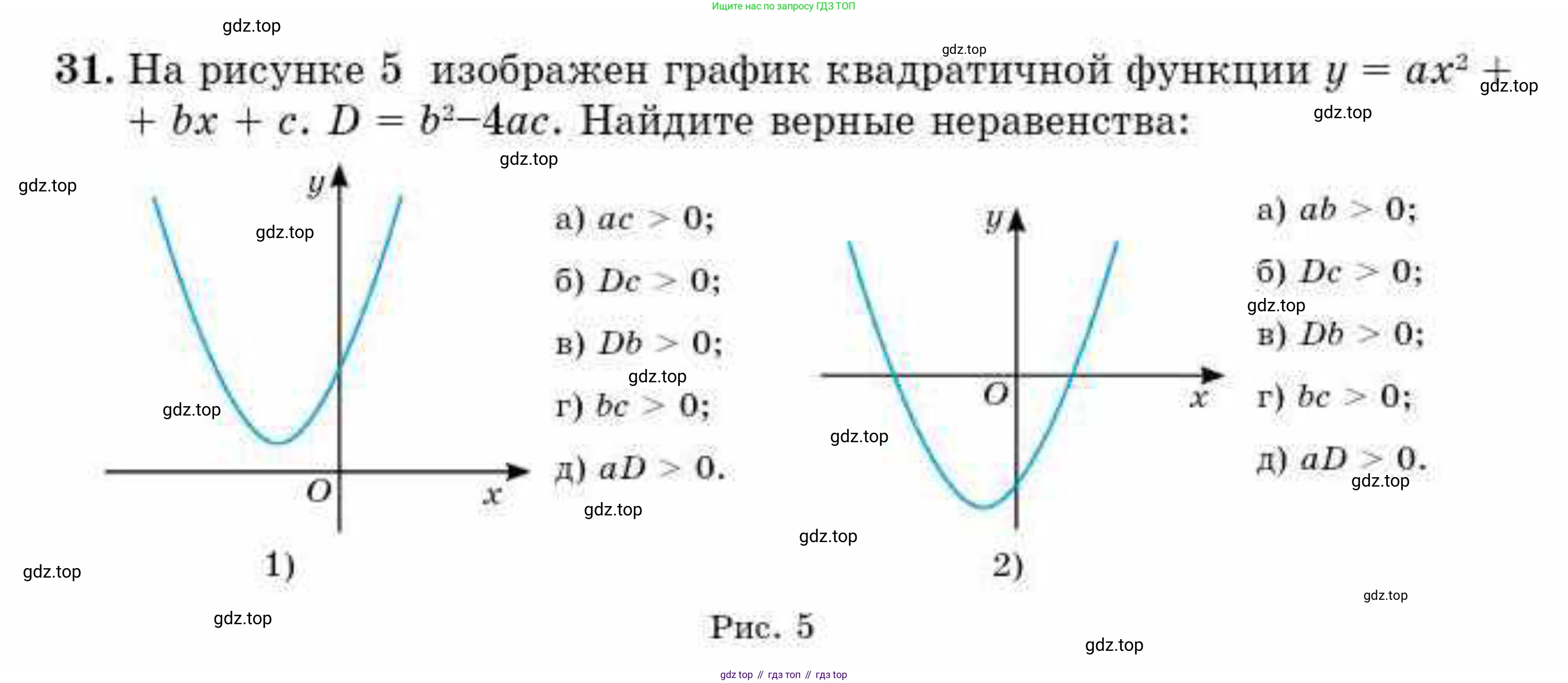 ГДЗ Алгебра, 10 класс Учебник, авторы: Абылкасымова Алма Есимбековна, Кучер Татьяна Павловна, Корчевский Владимир Евгеньевич, Жумагулова Зауре Абдыкеновна, издательство Мектеп, Алматы, 2019, Часть 1, страница 10, номер 31, Условие
